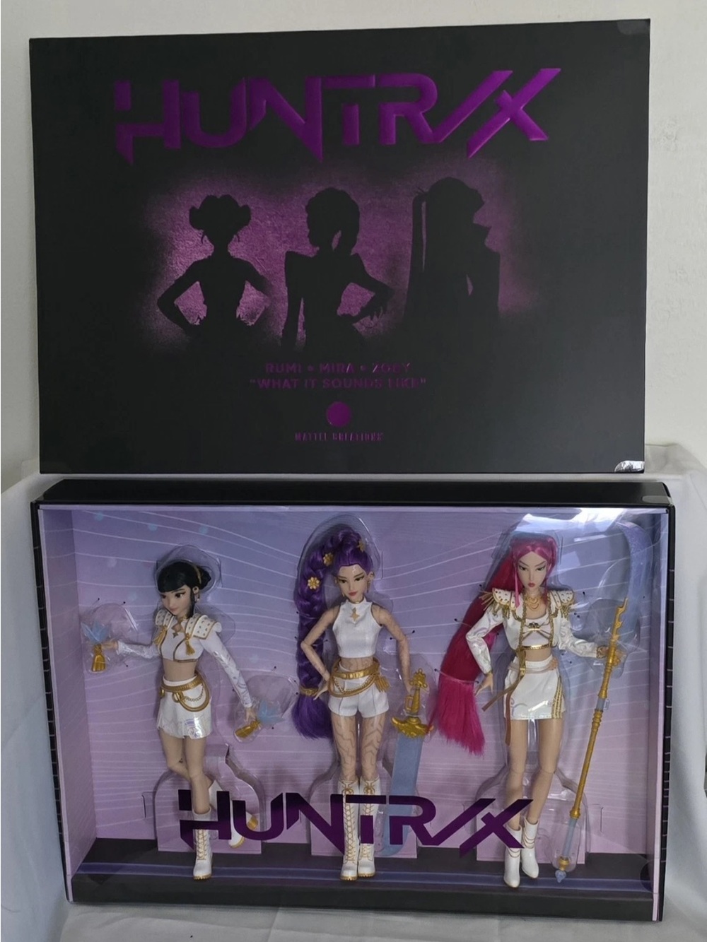 HUNTR/X Rumi, Mira, Zoey “What It Sounds Like” 3-Pack